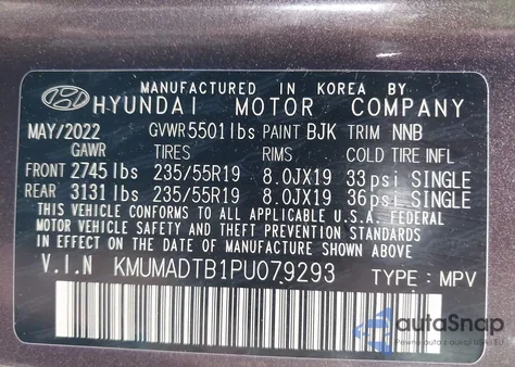 2023 Genesis Gv70 2.5T Awd из США, поврежденный, VIN KMUMADTB1PU079293